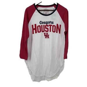 University of Houston 3/4 sleeve Baseball Tshirt NWT plus 2X Football College